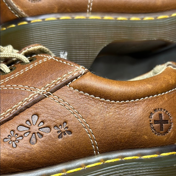 Dr Martens Shoes Wmn's Size 7 Brown Leather 12283 Platform Daisy Chunky Oxford - Picture 10 of 13